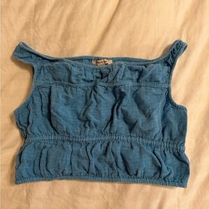 American Eagle Blue Crop Top